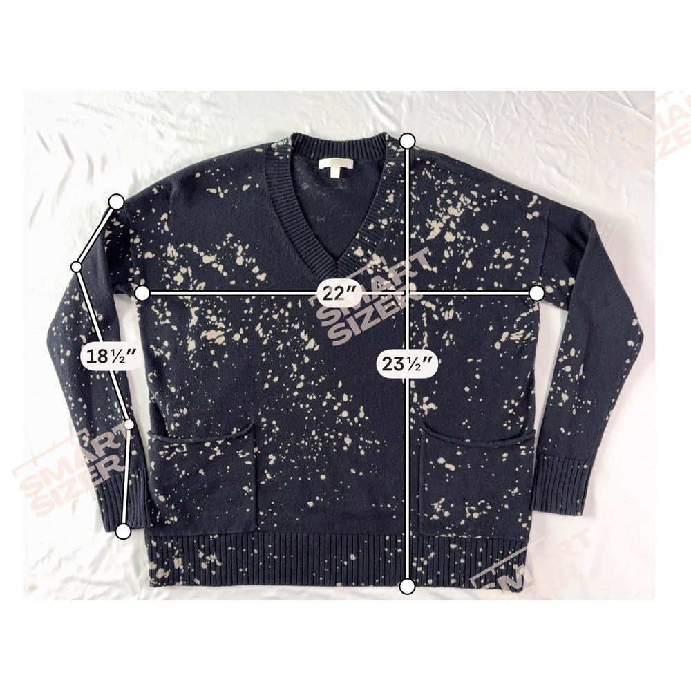 Lisa Todd Art Attack Paint Spatter Sweater Women S Cotton Cashmere Shabby Chic - Picture 8 of 9